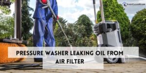 Pressure Washer Leaking Oil from Air Filter - Easy Clean Wash