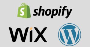 Wix Vs WordPress Vs Shopify