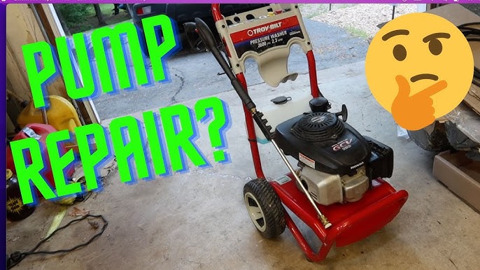 Troy Bilt Pressure Washer Has No Pressure