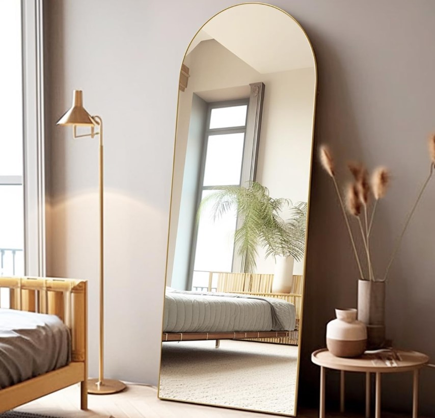 Otlsh Arched Standing Mirror